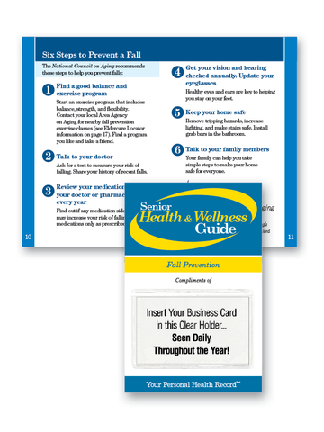 Senior Wellness Guide — Fall Prevention Edition — with Free Business Card Holders!